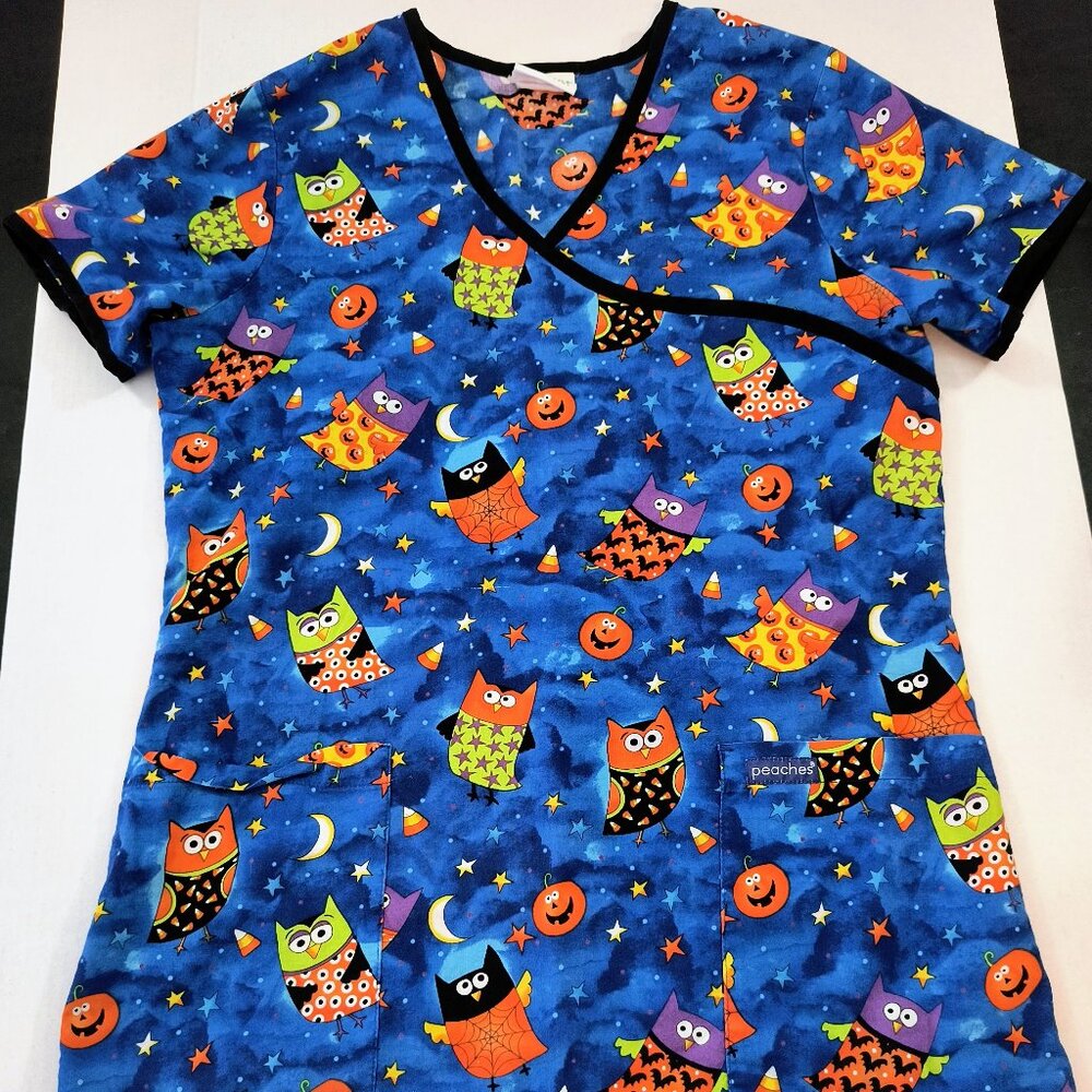 Halloween Scrub Top